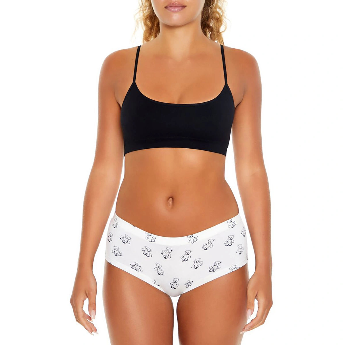 فوريفر 21 - حمالة صدر بدون خياطة برقبة واسعة - تُباع بواسطة اف اي جي