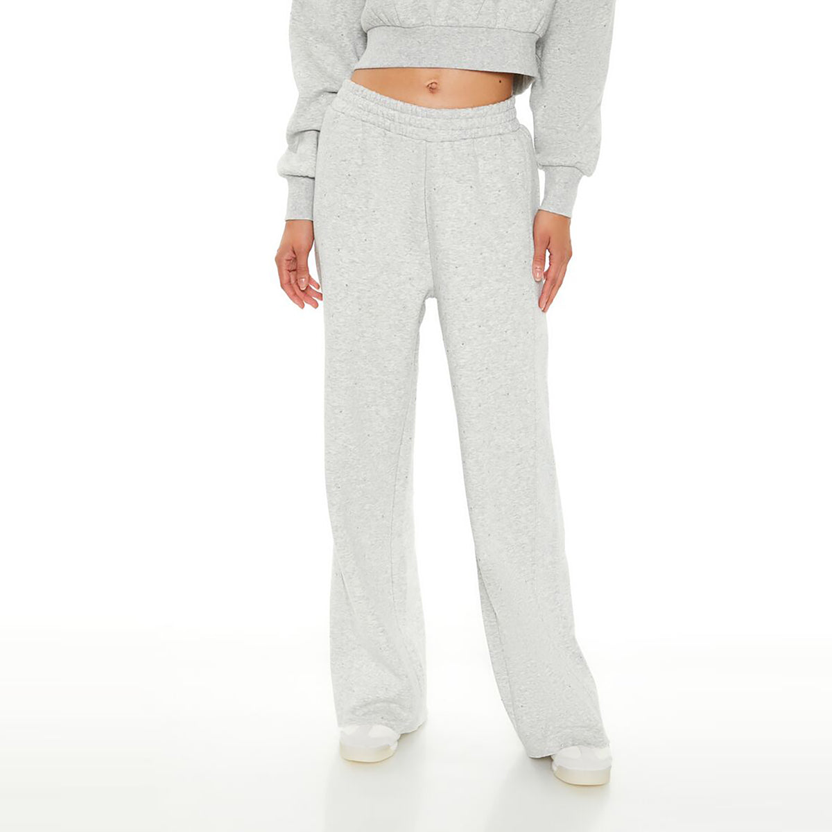 فوريفر 21 - بنطال رياضي مرصع بأحجار الراين للنساء - يباع بواسطة اف اى جى