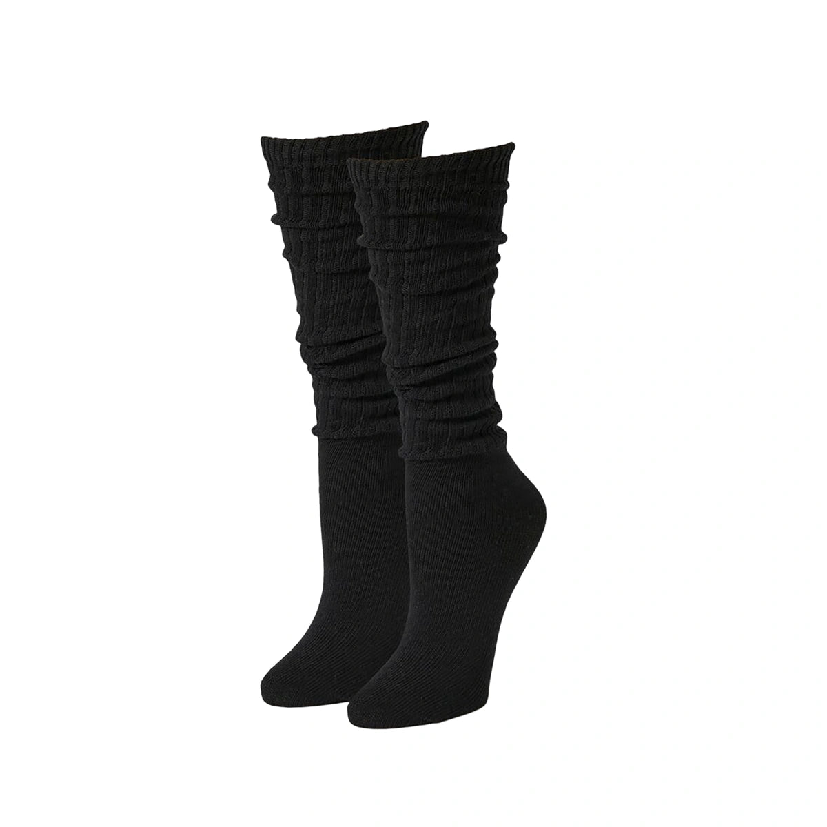 فوريفر 21 - جوارب مضلعة بطول الركبة - تُباع بواسطة اف اي جي