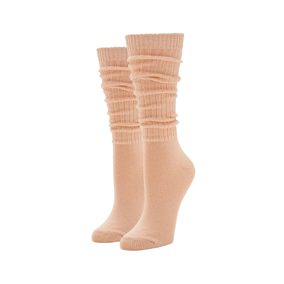 فوريفر 21 - جوارب مضلعة بطول الركبة - تُباع بواسطة اف اي جي