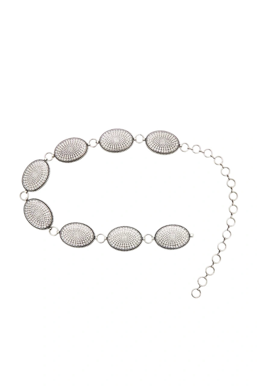 Forever21 -Rhinestone Chain Belt-Women-sold bt FIG