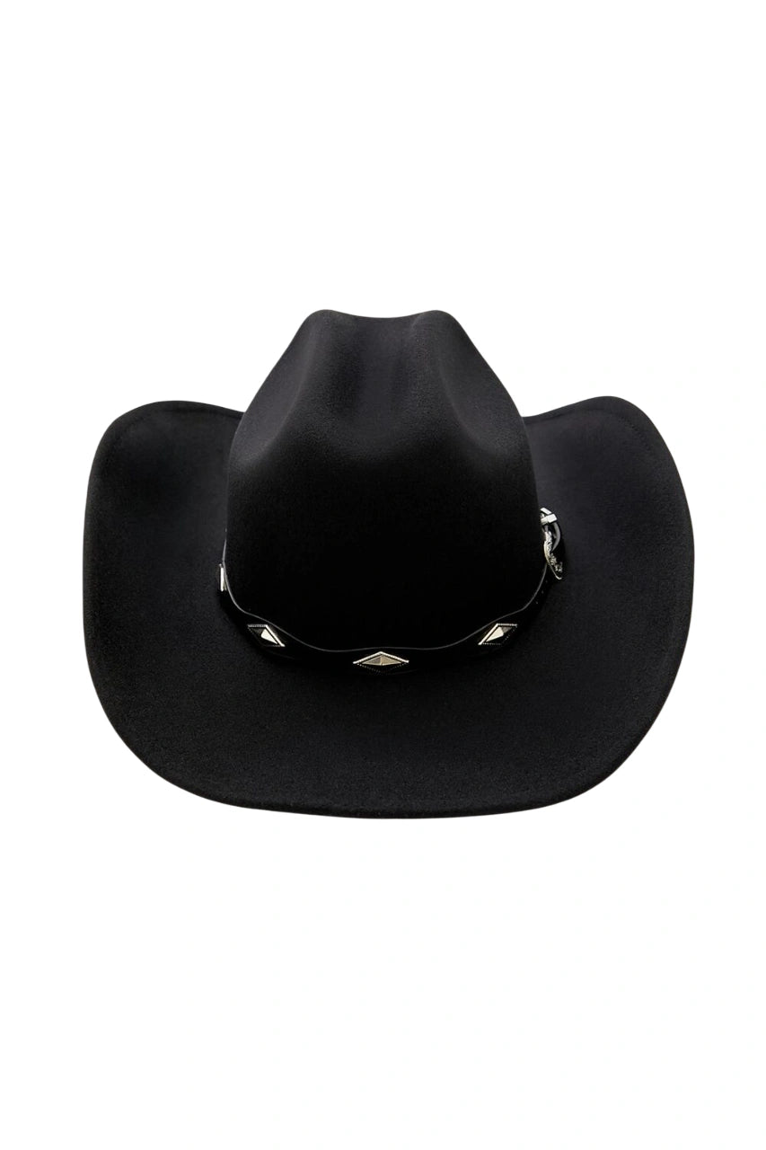 Forever21 -Studded-Trim Cowboy Hat-Women-sold bt FIG