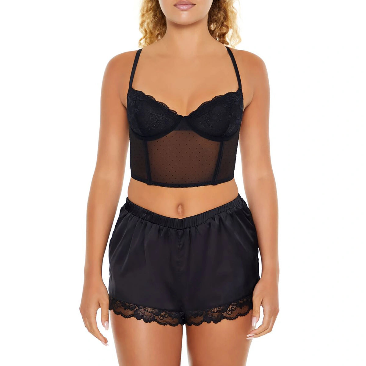 فوريفر 21 - مشد لانجري دانتيل كامي - تم بيعه بواسطة اف اي جي