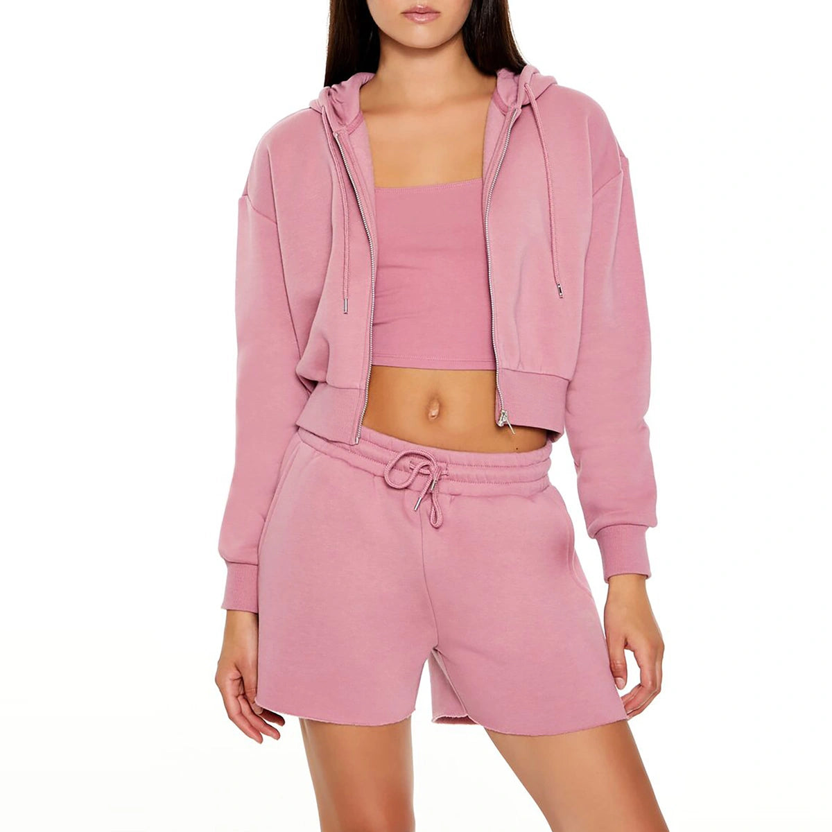 فوريفر 21 - سترة قصيرة بسحاب - تُباع بواسطة اف اي جي