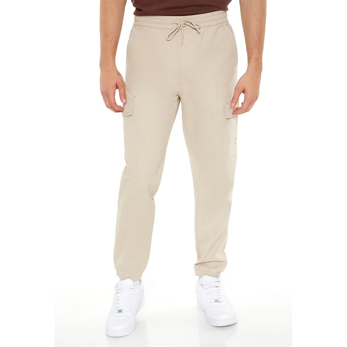 فوريفر 21 - بنطلون رياضي بسحّاب للرجال - يباع بواسطة اف اى جى