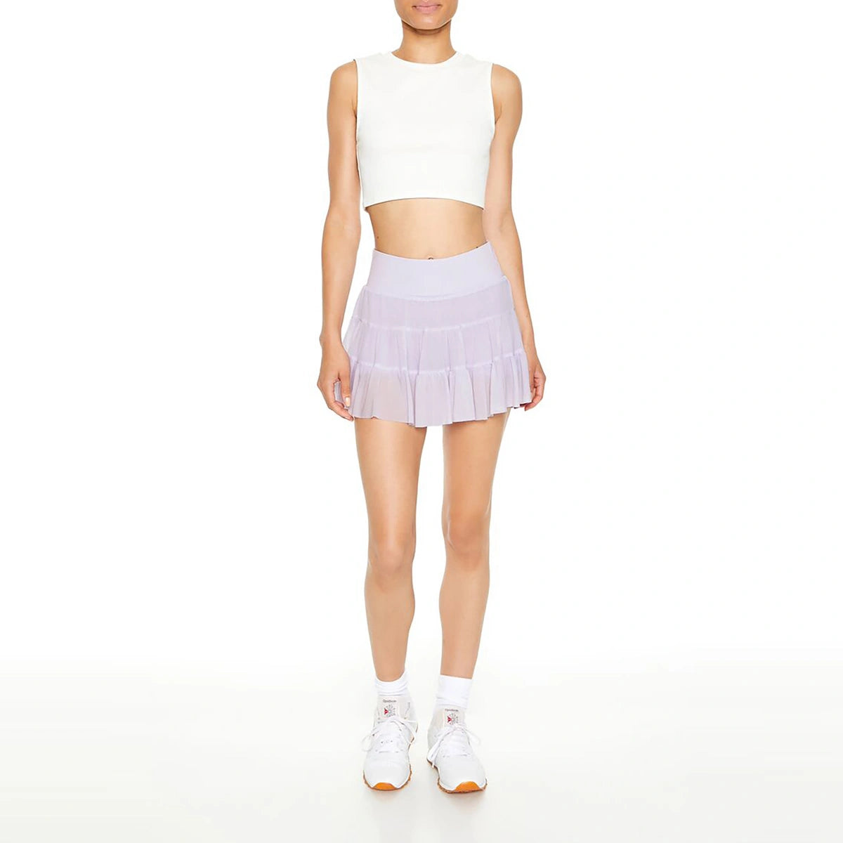 فوريفر 21 - تنورة شفافة نشطة - تُباع بواسطة اف اي جي