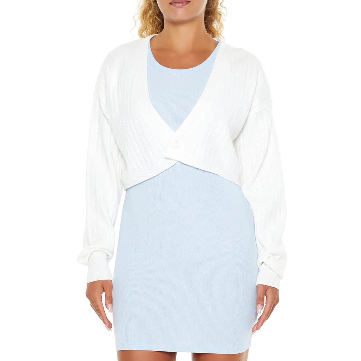 فوريفر 21 - سترة صوفية قصيرة - تم بيعها بواسطة اف اي جي