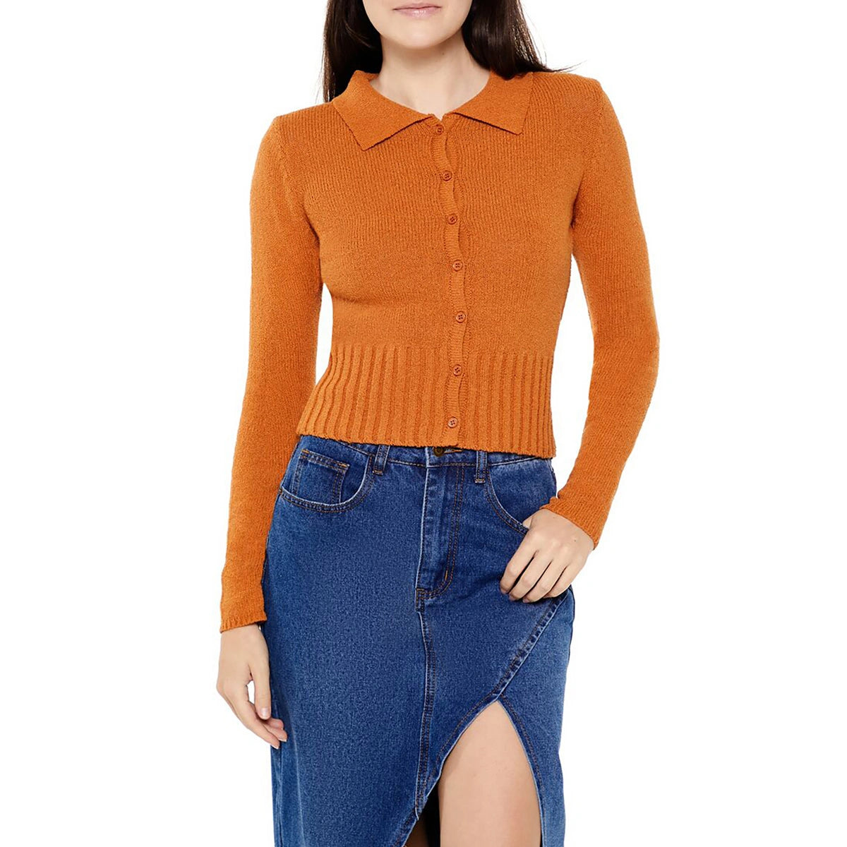 فوريفر 21 - قميص Boucle منسوج - يُباع بواسطة اف اي جي