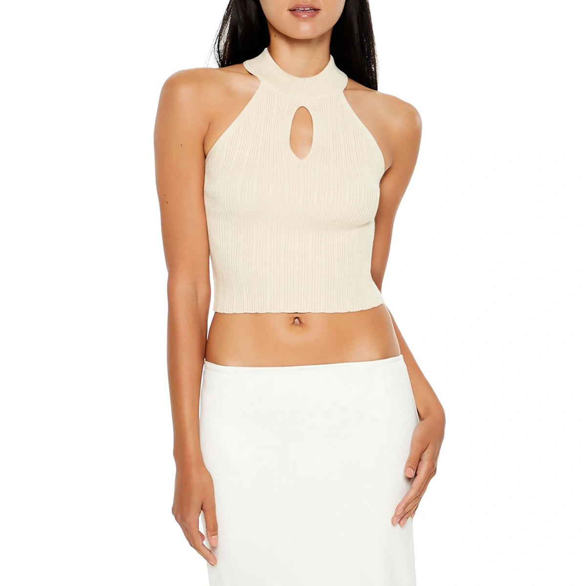 فوريفر 21 - سترة علوية قصيرة متماسكة - تم بيعها بواسطة اف اي جي