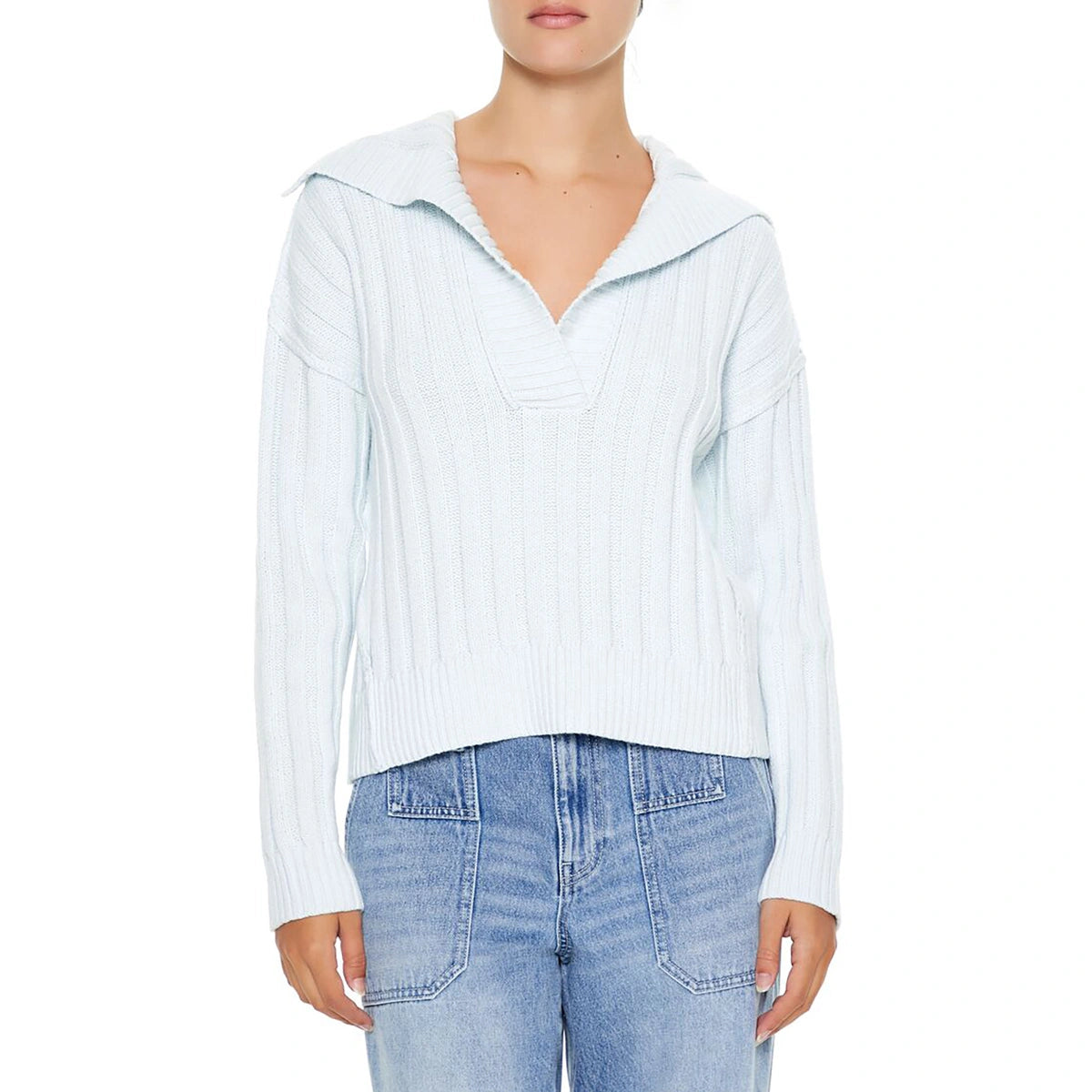 فوريفر 21 - سترة مضلعة قابلة للطي - تم بيعها بواسطة اف اي جي