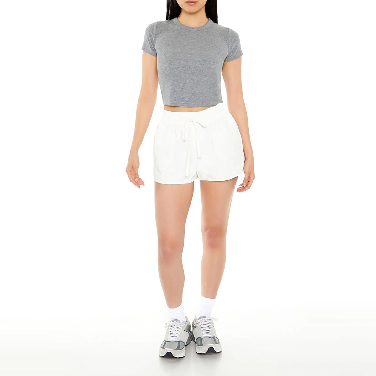 فوريفر 21 - شورت سهل الارتداء برباط - يُباع بواسطة اف اي جي