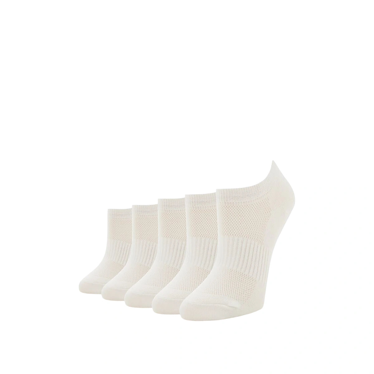 فور ايفر 21 - جوارب للكاحل - عبوة من 5 قطع للنساء - بيعت من قبل اف اي جي