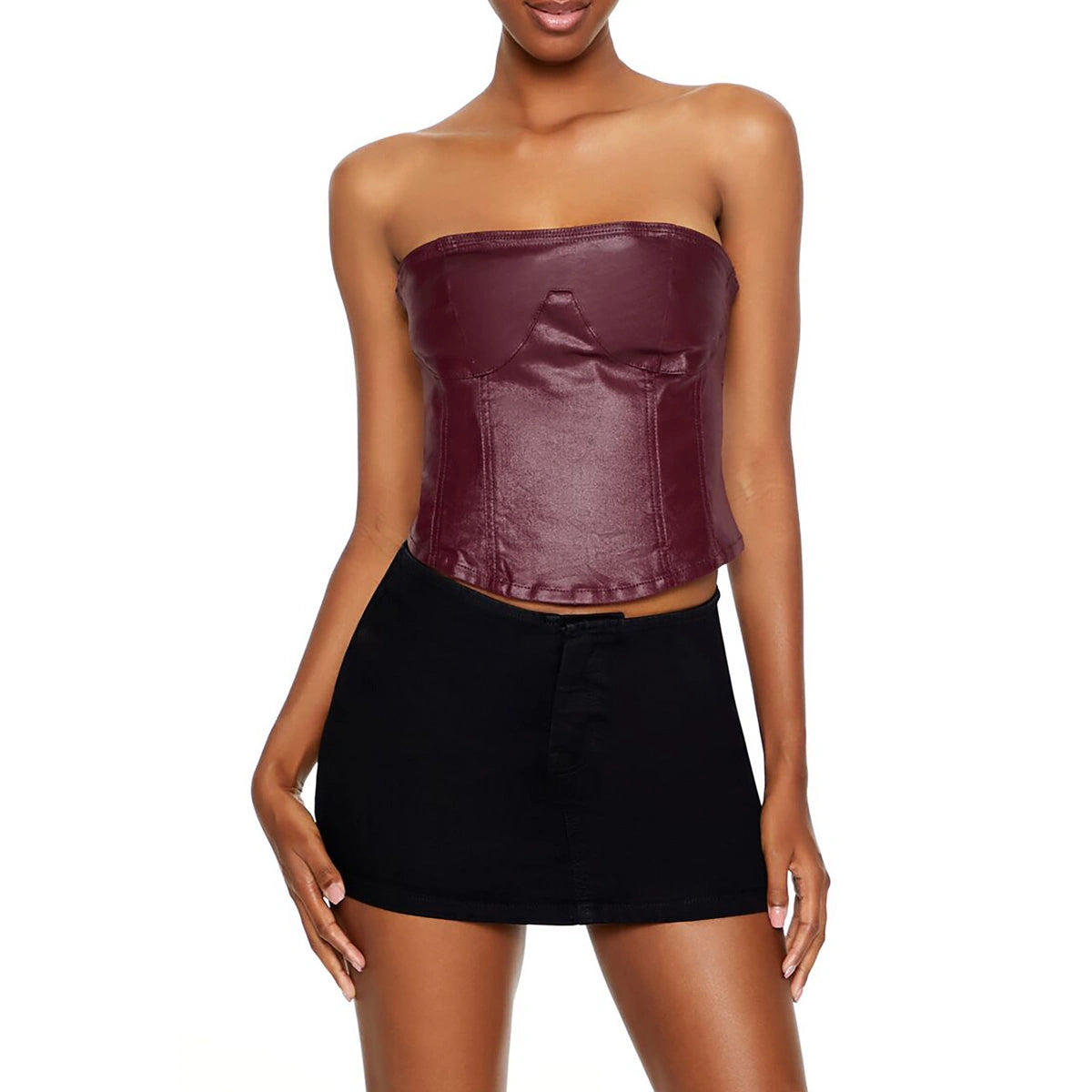 فوريفر 21 - قميص علوي من الدينيم - تم بيعه بواسطة اف اي جي