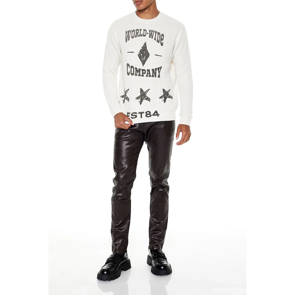 فوريفر 21 - بنطال جينز بقصة ضيقة - يُباع بواسطة اف اي جي