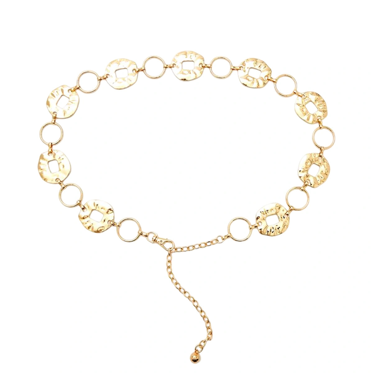 فوريفر 21 - حزام سلسلة رولو المطروق - يُباع بواسطة اف اي جي