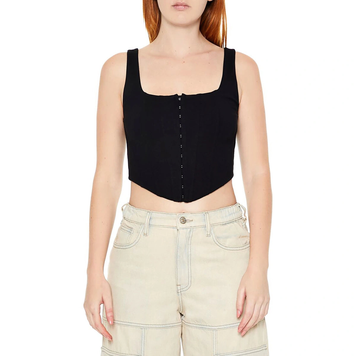 فوريفر 21 - مشد علوي قصير بخطاف وعين - يُباع بواسطة اف اي جي