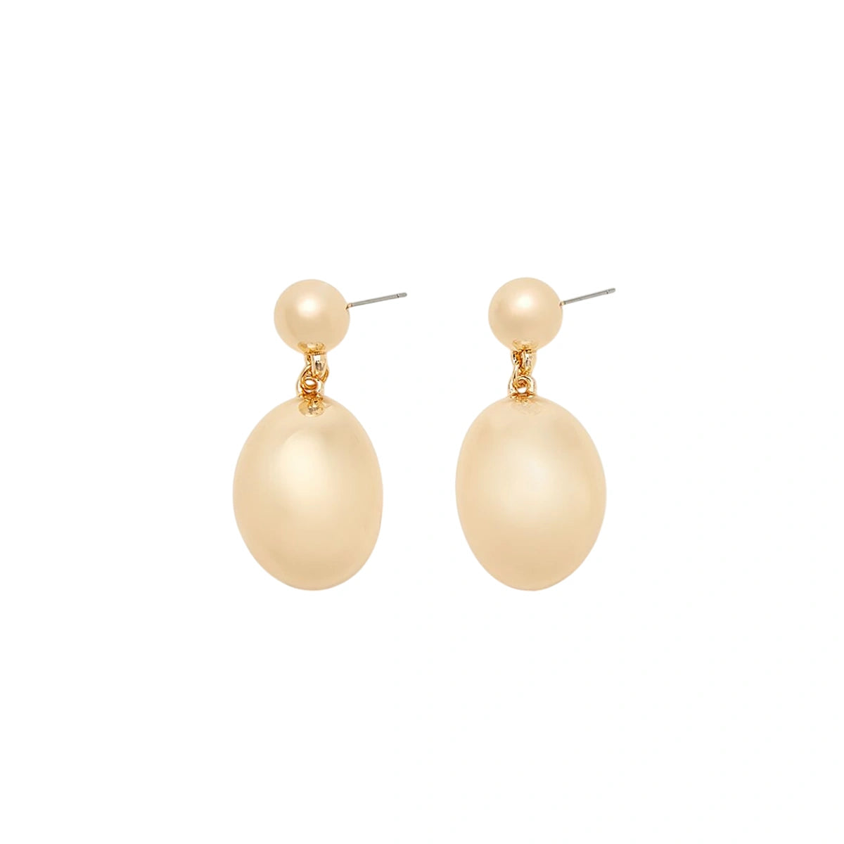 فوريفر 21 - أقراط متدلية بيضاوية متدرجة - تباع بواسطة اف اي جي