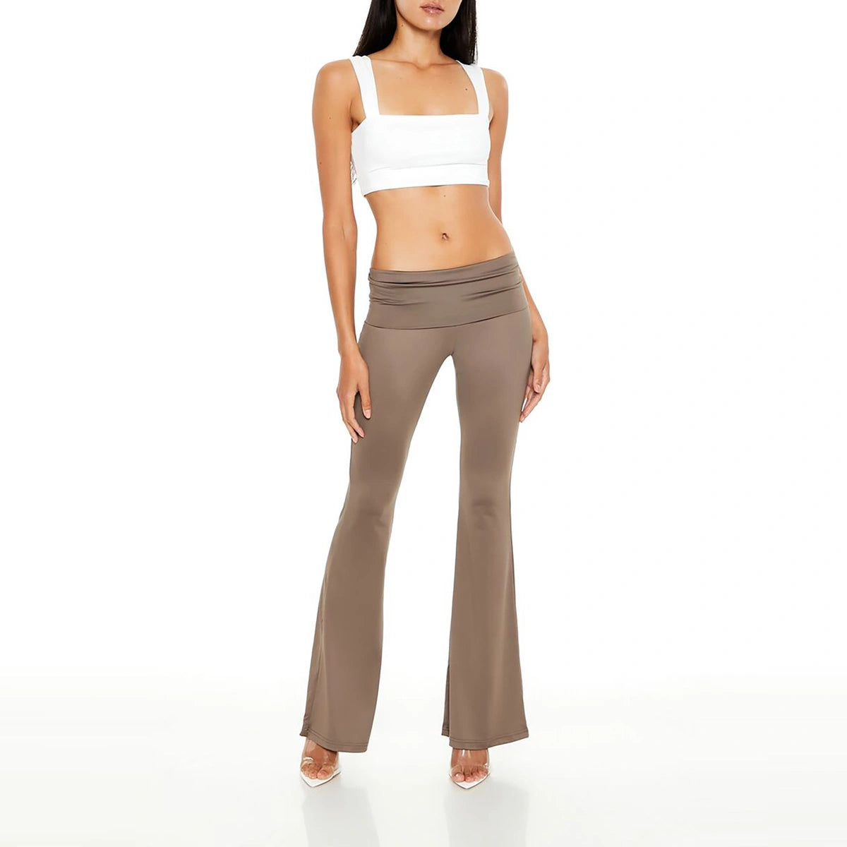 فوريفر 21 - Contour Sculpt Flare Leggings - تم بيعه بواسطة اف اي جي