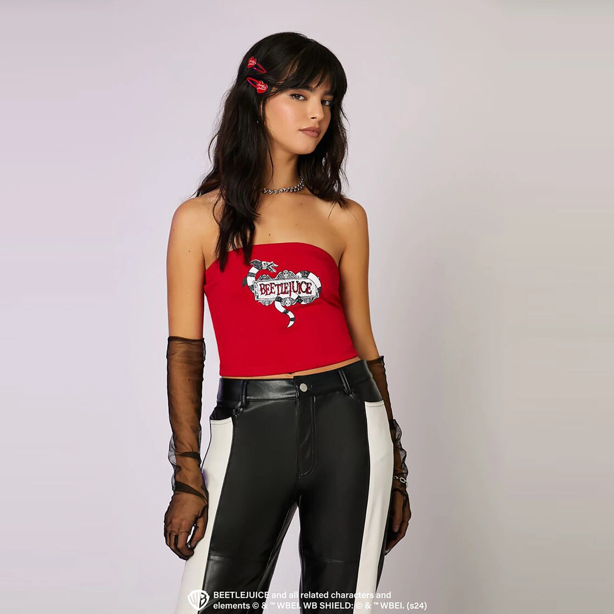 فوريفر 21 - Beetlejuice Beetlejuice Sandworm Tube Top - تم بيعه بواسطة اف اي جي