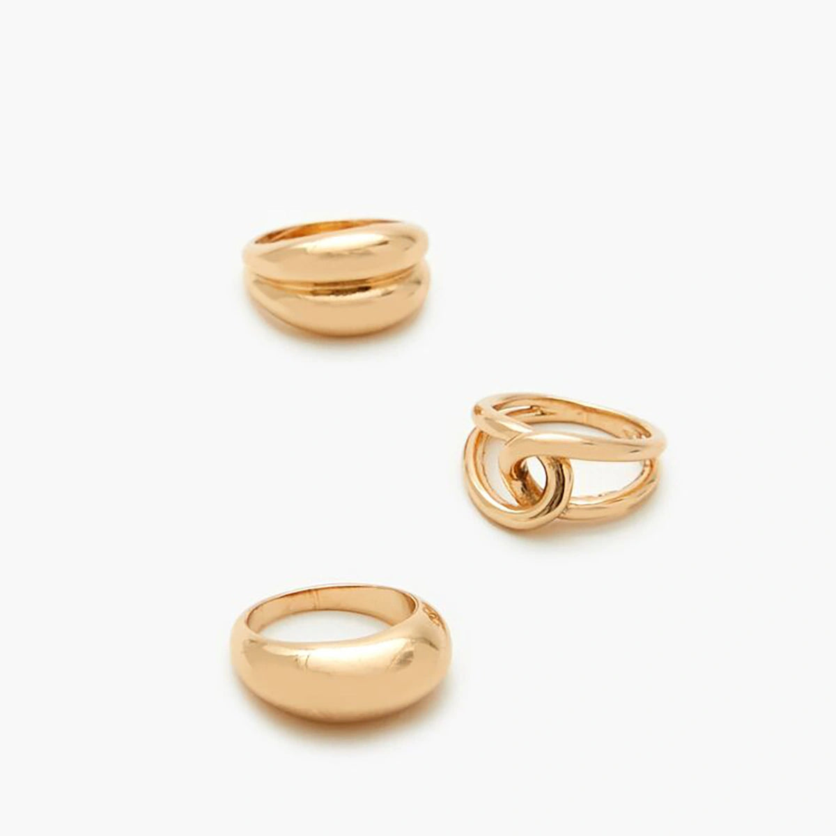 فوريفر 21 - مجموعة خواتم ذات فتحات جغرافية - تم بيعها بواسطة اف اي جي