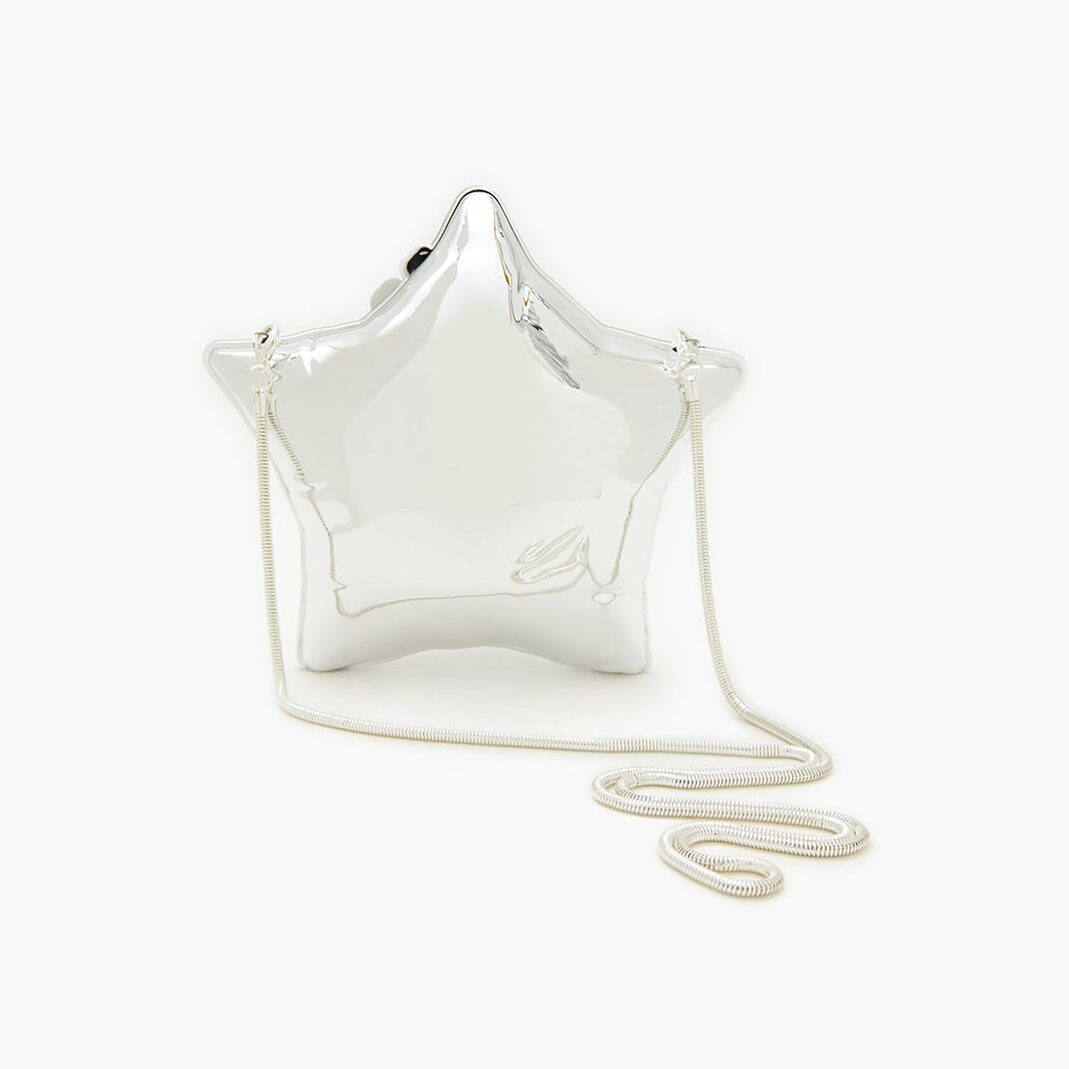 فوريفر 21 - حقيبة كروس بودي على شكل نجمة معدنية للنساء - يباع بواسطة اف اى جى