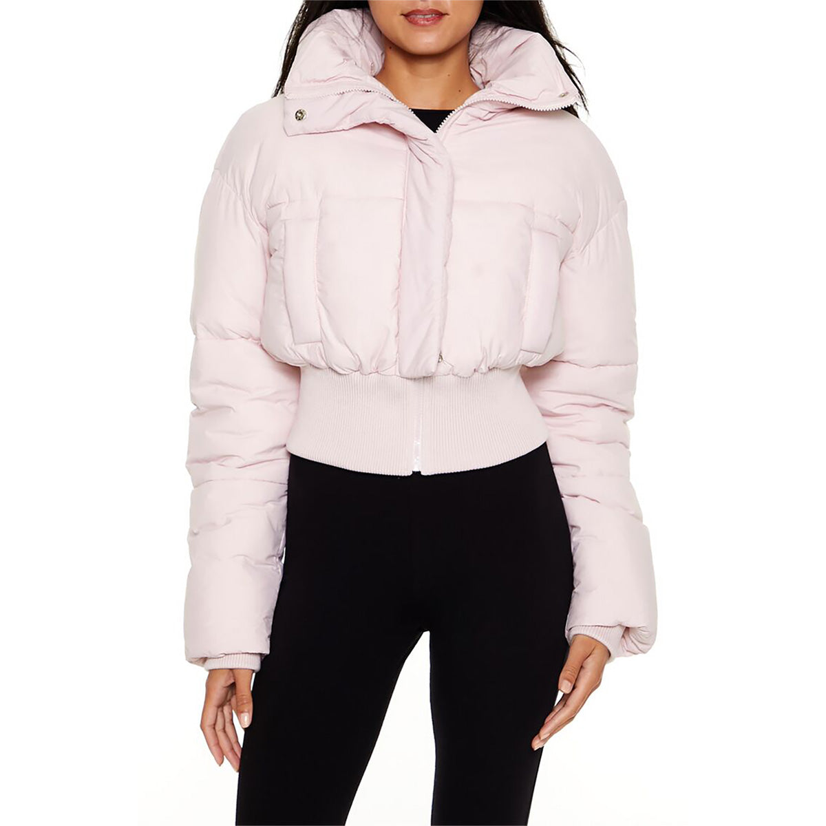 Forever21 - Quilted Cropped Puffer Jacket for women - sold by FIG