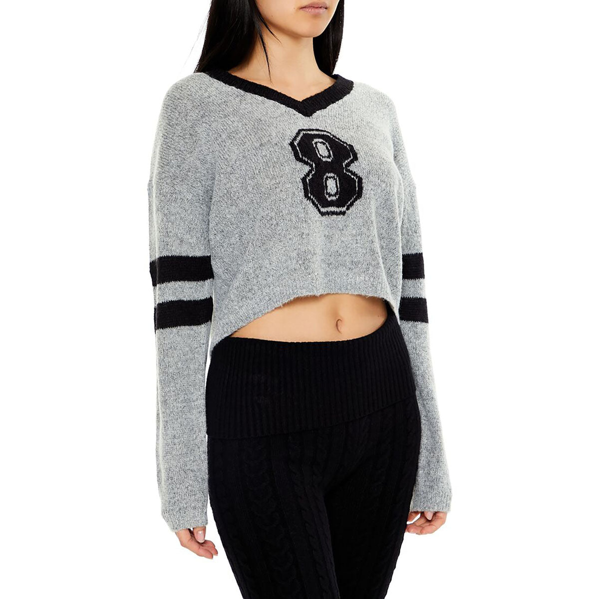 فوريفر 21 - بلوفر قصير للنساء - يباع بواسطة اف اى جى