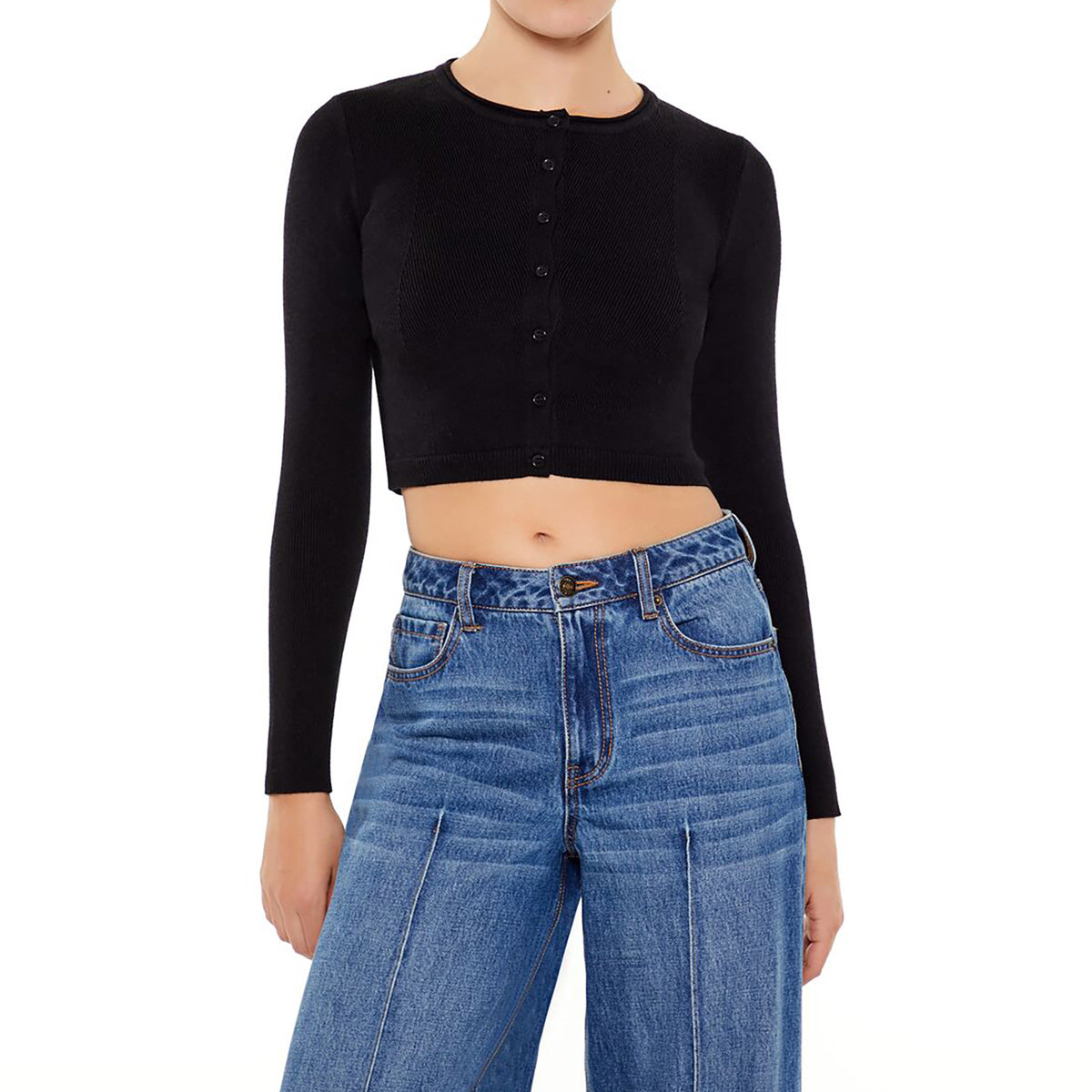 فوريفر 21 - كارديجان قصير للنساء - يباع بواسطة اف اى جى