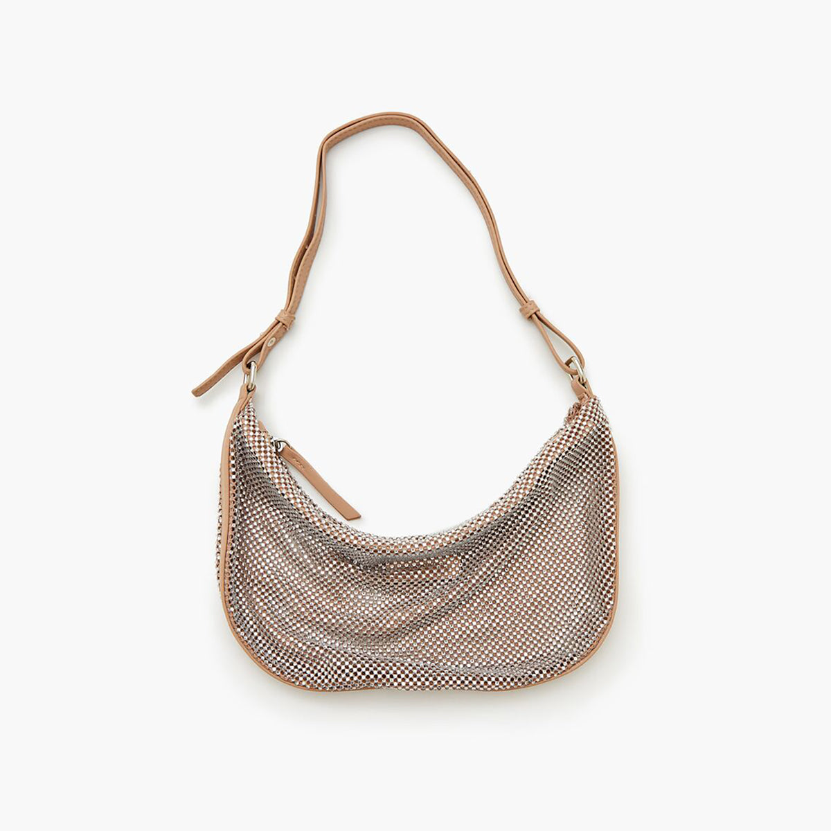 فوريفر 21 - حقيبة كتف مرصعة بأحجار الراين للرجال - يباع بواسطة اف اى جى