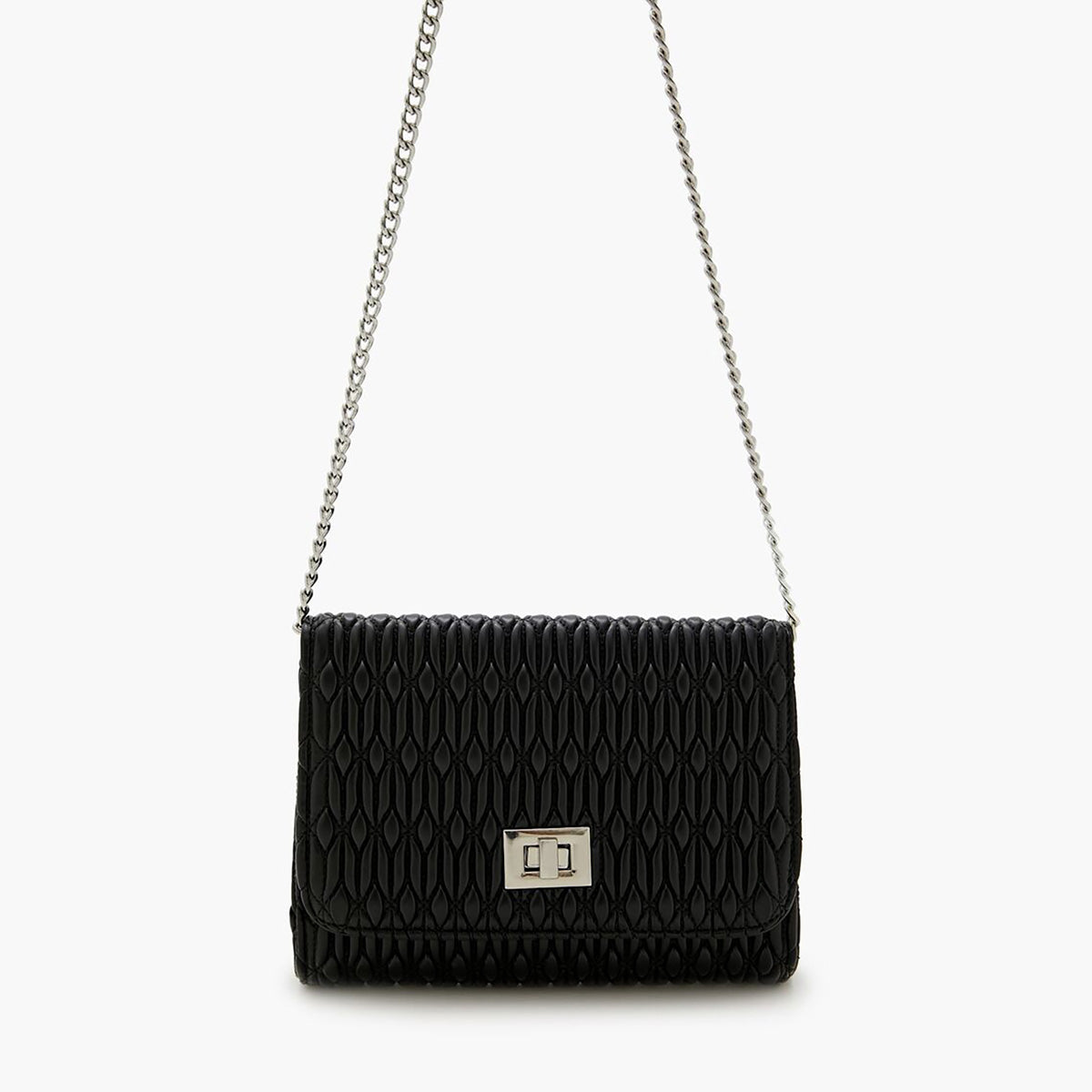 فوريفر 21 - حقيبة كروس بودي مبطنة ذات غطاء علوي للنساء - يباع بواسطة اف اى جى