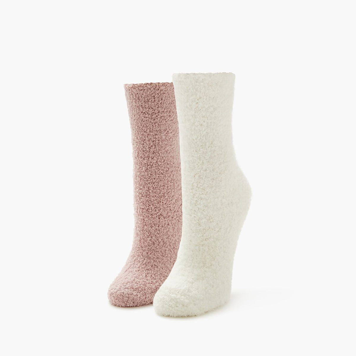 فوريفر 21 - مجموعة جوارب القطيفة - عبوة من قطعتين للنساء - يباع بواسطة اف اى جى