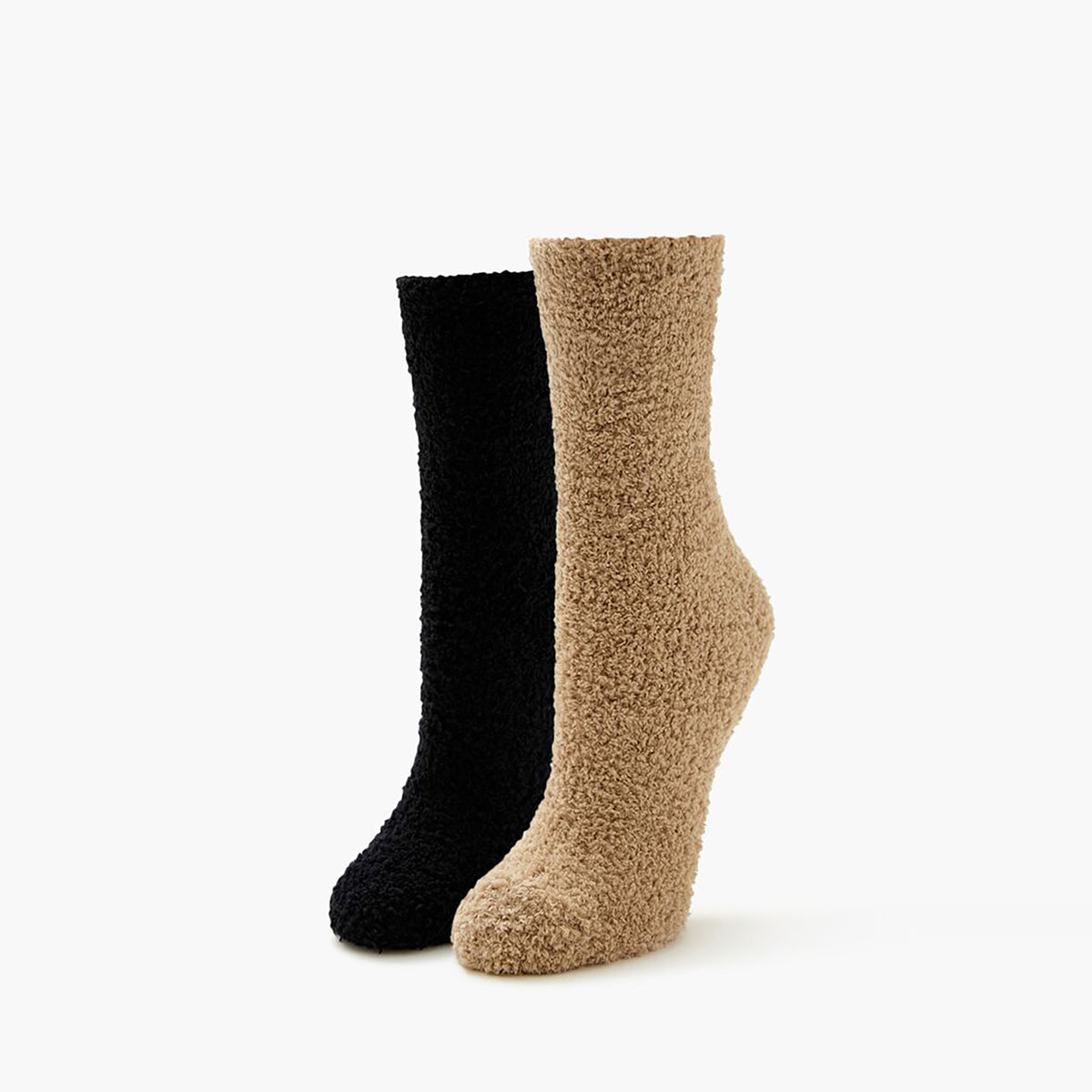 فوريفر 21 - مجموعة جوارب القطيفة - عبوة من قطعتين للنساء - يباع بواسطة اف اى جى