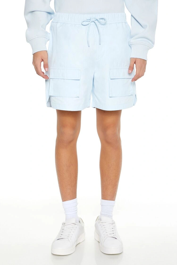 فوريفر 21-شورت كارجو فولي بفتحات تهوية-للرجال