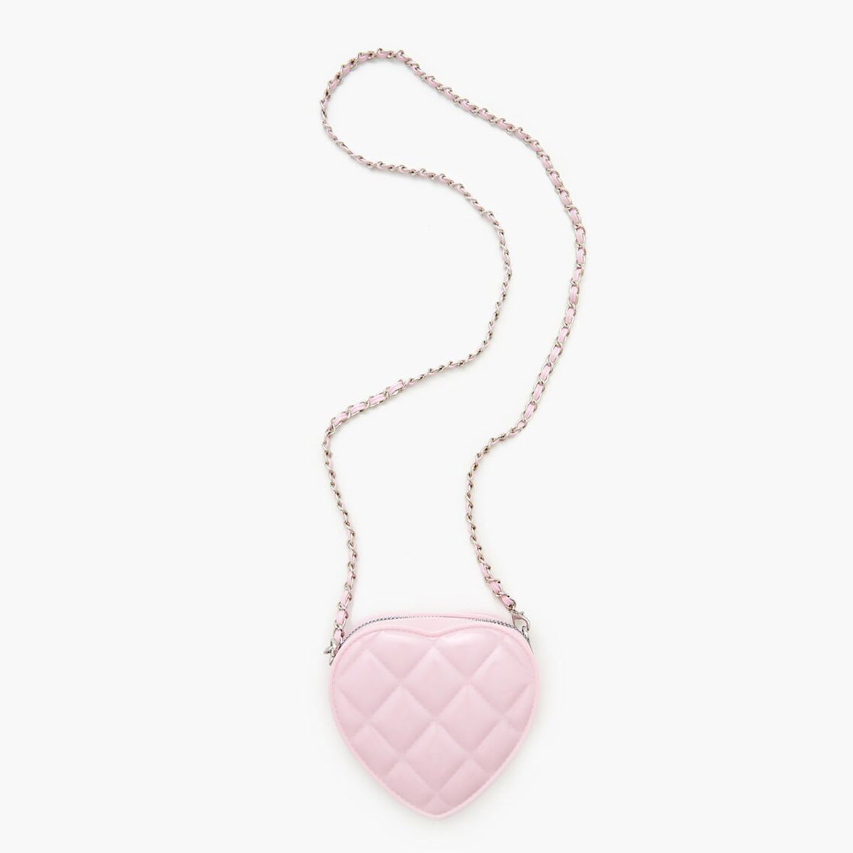 فوريفر 21 - حقيبة كروس بودي مبطنة على شكل قلب للنساء - يباع بواسطة اف اى جى