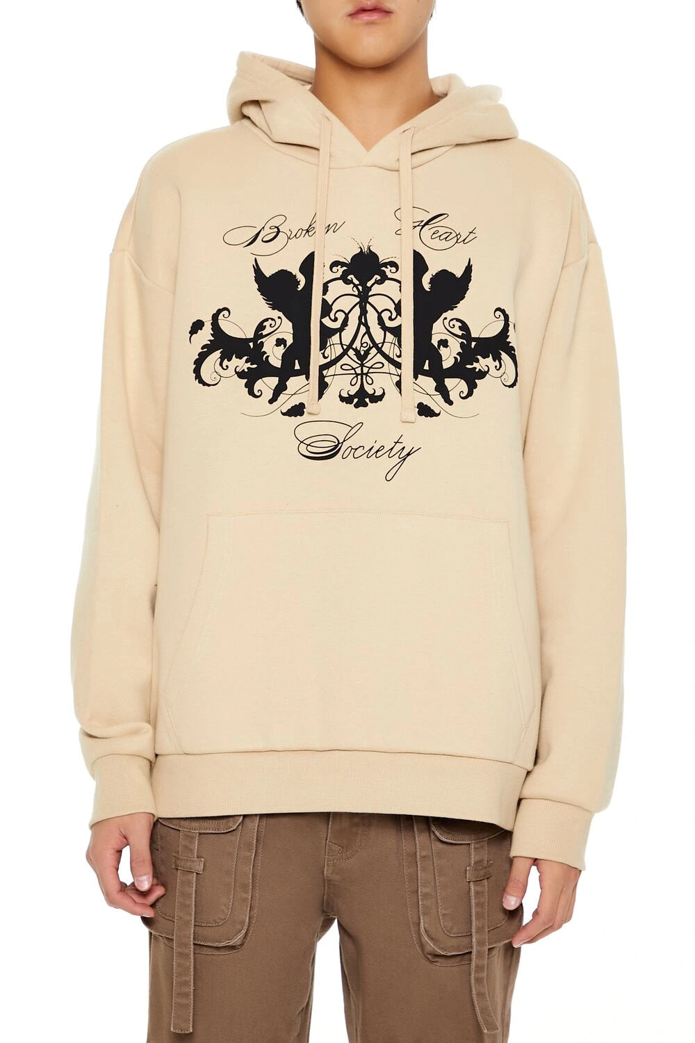 فوريفر 21-هودي جمعية القلب المكسور-للرجال