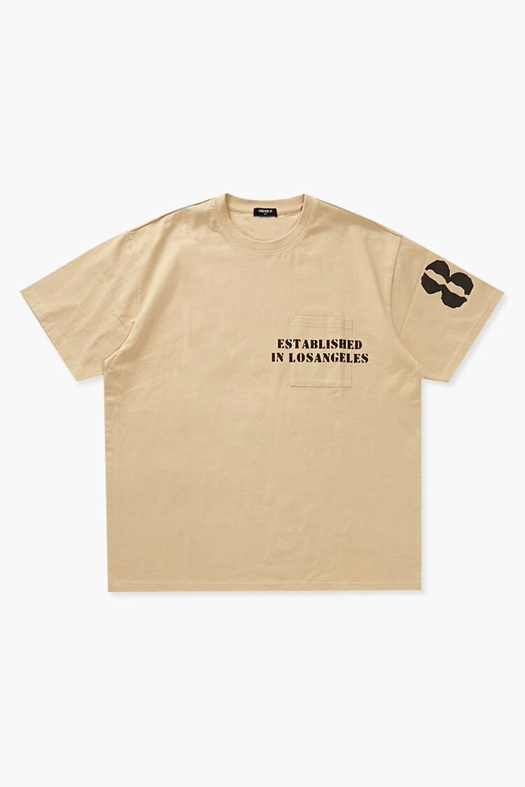 فوريفر 21-تأسست في لوس أنجلوس تي-للرجال