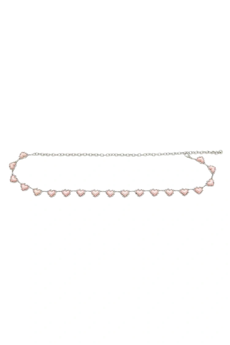 فوريفر 21-حزام سلسلة القلب الشائك-للنساء