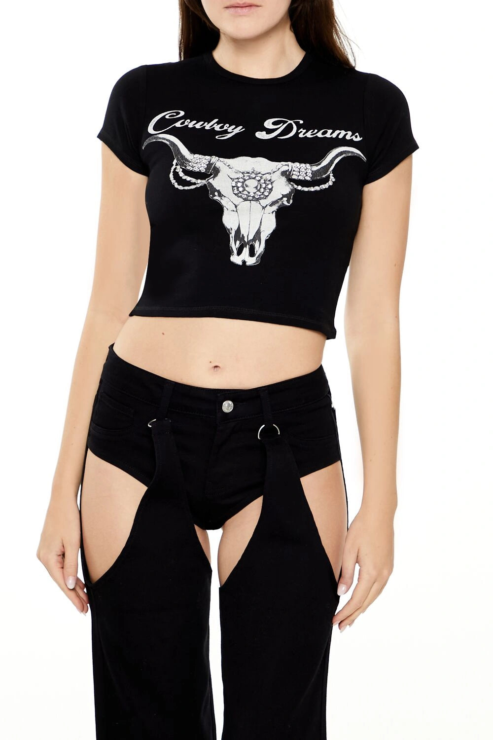 فوريفر 21-تي شيرت أطفال أحلام رعاة البقر-للنساء