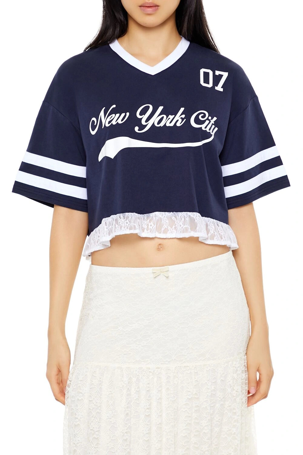 فوريفر 21-تي شيرت مدينة نيويورك-للنساء