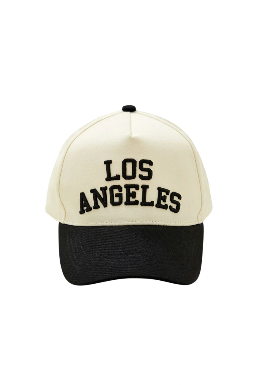 فوريفر 21-قبعة بيسبول لوس أنجلوس ثنائية اللون-للنساء