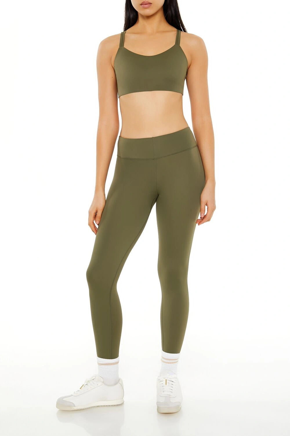 فوريفر 21-بنطال ليجنز رياضي برفعة وانكماش-للنساء