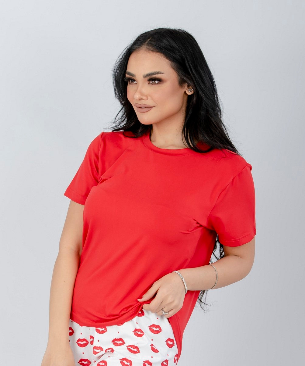 شيك شيك - تيشيرت أساسي للنساء