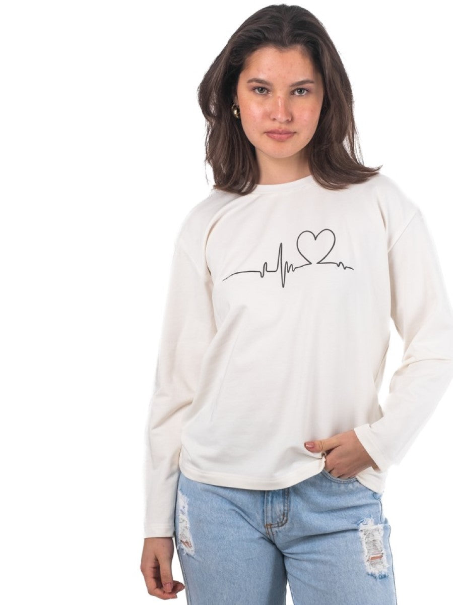 شيك شيك - تيشيرت مطبوع للنساء