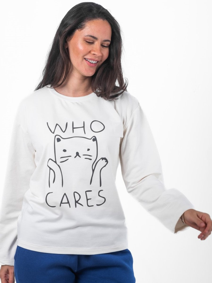 شيك شيك - تيشيرت مطبوع للنساء