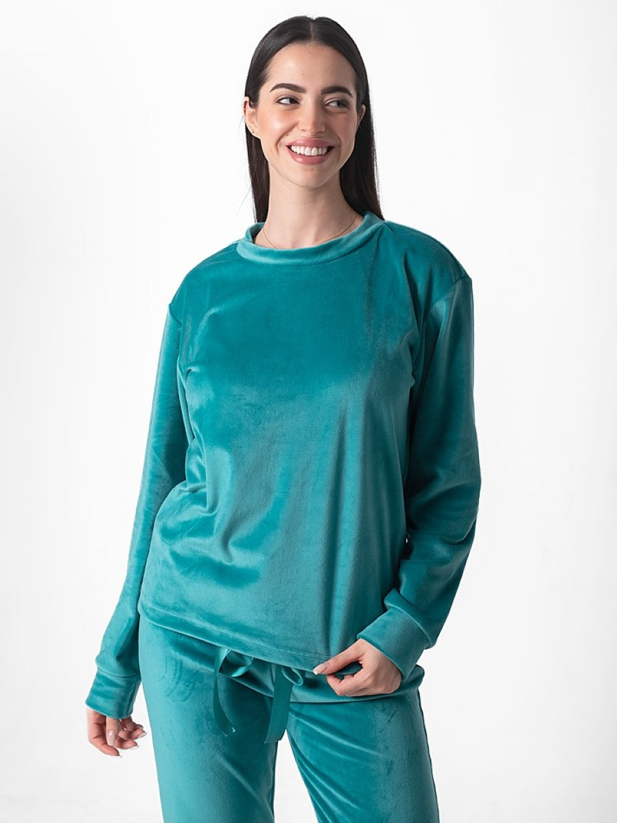 شيك شيك  - طقم بيجاما مريحه للنساء