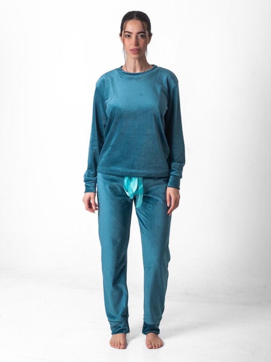 شيك شيك  - طقم بيجاما مريحه للنساء