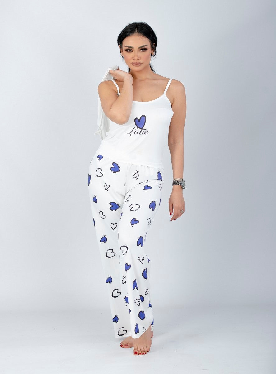 شيك شيك  - طقم بيجاما مطبوع للنساء