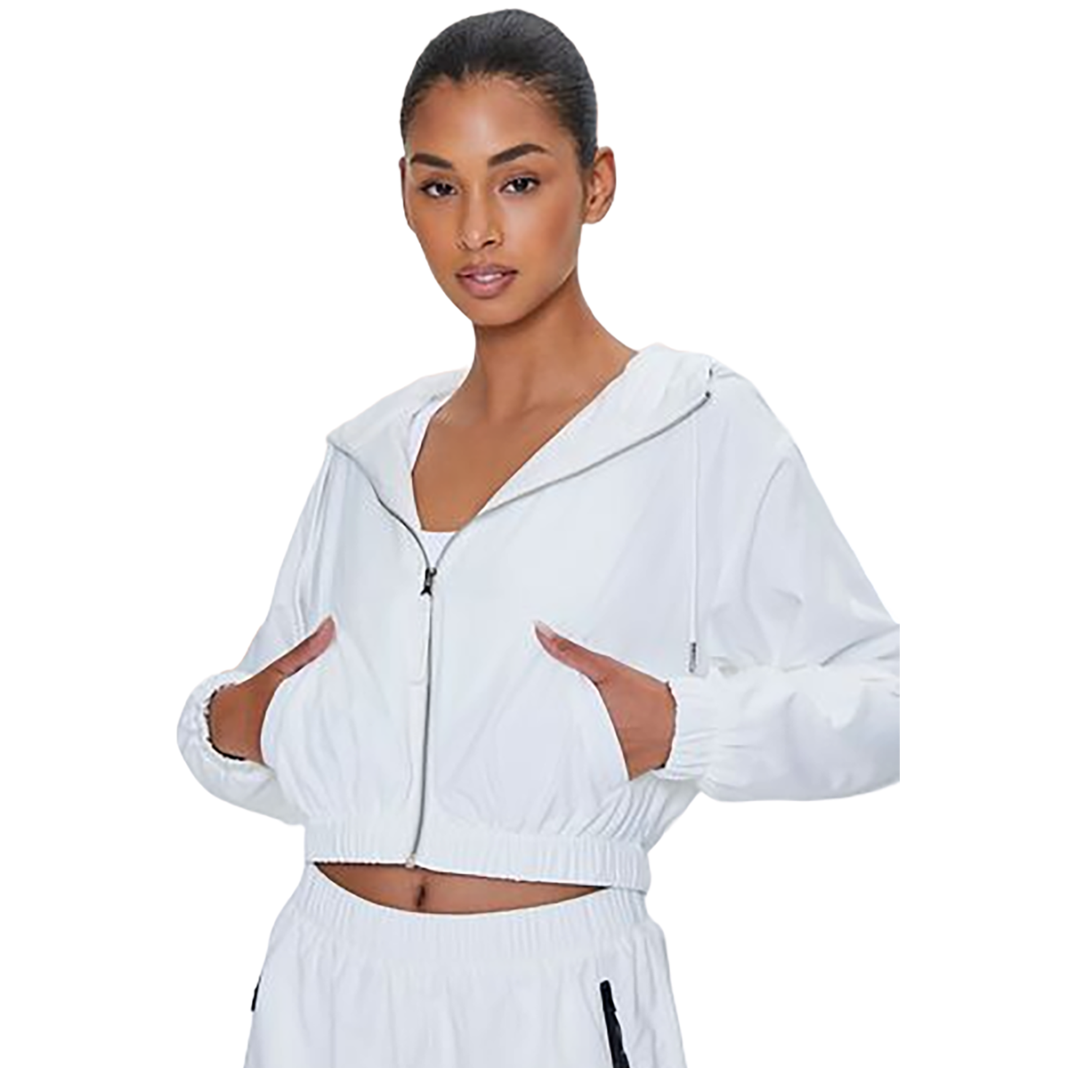 Forever 21 - Active Zip-Up Hooded Windbreaker - Sold by FIG