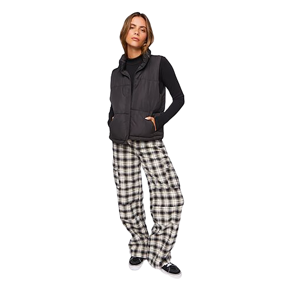 فوريفر 21 - جاكيت منتفخ بسحاب - بيعت من قبل اف اي جي