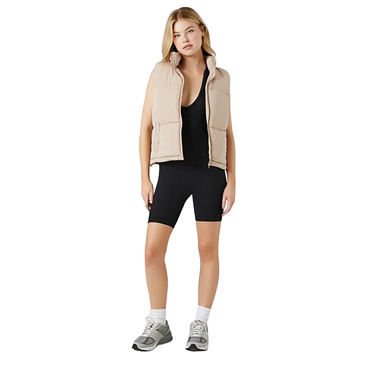 Forever 21 - Zip-Up Puffer Vest - Sold by FIG